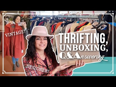 LUXURY BRANDS at the THRIFT STORE | Styling VINTAGE Clothes | Q&A | + SHE SAID YES Jewelry
