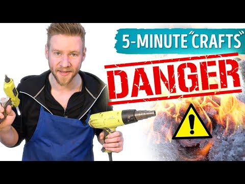 I tried the most DANGEROUS Crafts... I'm shocked!!!