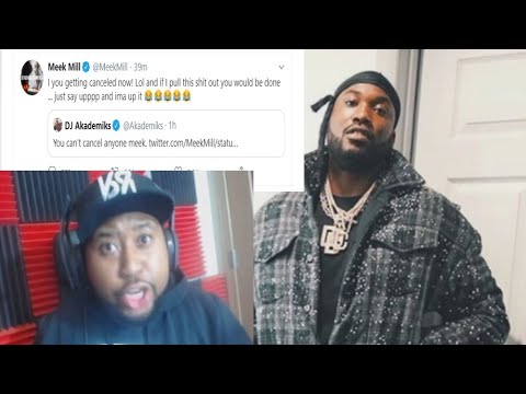 *BEEF* Akademiks RESPONDS To Meek Mill After Meek Attacks Him on Twitter