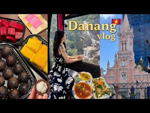 [다낭Vlog🇻🇳#1] 베트남 다낭 3박5일 여행 브이로그🏝️•가성비 호텔, 로컬 맛집 추천, 바나힐 투어, 한시장, 마사지, 콩카페, 핑크성당💒•절거운 다낭 가족여행🧡