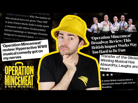 did Broadway like OPERATION MINCEMEAT? | a review roundup for the West End musical transfer
