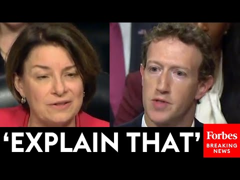 Amy Klobuchar Grills Mark Zuckerberg About Reports That Meta Is Targeting Children Under 13 As Users