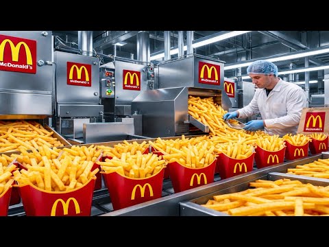 Inside the French Fries Factory | How Farm Potatoes Become McDonald’s Crispy Fries