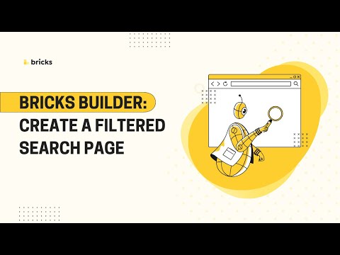 How to Create Search Page With Filters Using Bricks Builder