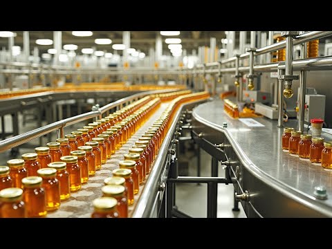 How Honey is Made In Factory | Honey Factory Process