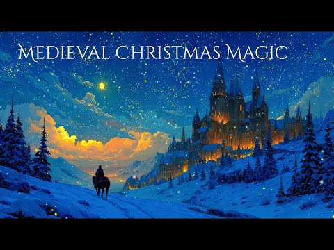 🎄 Medieval Christmas Music — Magical Winter Night at the Fantasy Castle | Holiday Ambience for Study