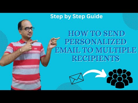 Mail Merge - How to send  Personalized email to multiple users