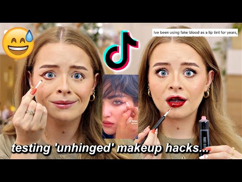 Testing *more* VIRAL MAKEUP HACKS...