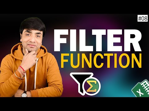 Excel Filter Function | How to use Filter Function in Excel | Dynamic Arrays