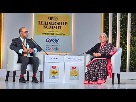Smt Nirmala Sitharaman's interaction at the Hindustan Times Leadership Summit 2025