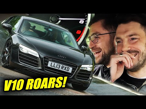 ZERO Grip & ALL The Noise!😍 Audi R8 V10 Plus // Nürburgring