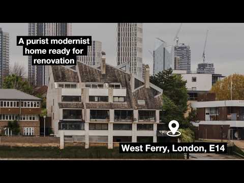A HUGE MODERNIST PROPERTY PROJECT FOR SALE ON THE BANKS OF THE THAMES IN LONDON FOR SALE