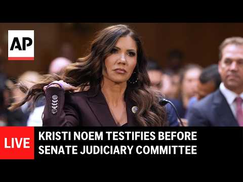 LIVE: Kristi Noem testifies before Senate Judiciary Committee (full)