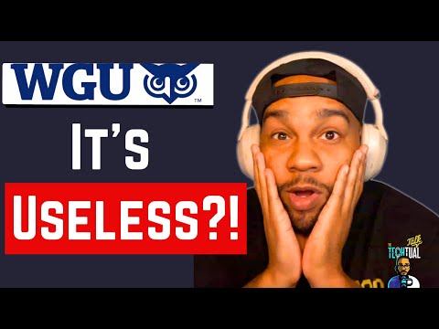 WGU's Cybersecurity Degree is Trash ?! | Why you should not go to WGU