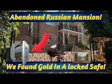 We Found Gold In A Locked Safe In This £14 Million Pound Abandoned Russian Owned Mansion!! 