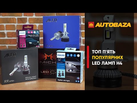 Топ 5 популярних LED ламп в H4 цоколі