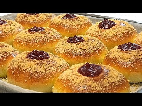Приготовьте эти БУЛОЧКИ С ПОВИДЛОМ, сдобное тесто/Buns with jam and crumb