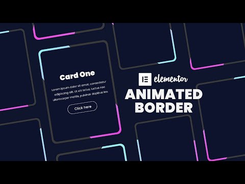 Elementor Animated Border | WordPress Elementor Pro Tutorial | Elementor Tips and Tricks