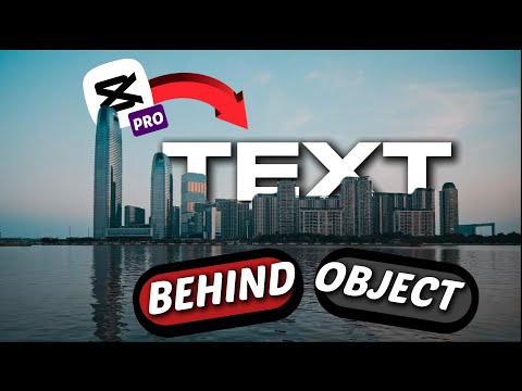 Text Behind Object In Capcut PC Tutorial (Pro Version - 2 Examples) 