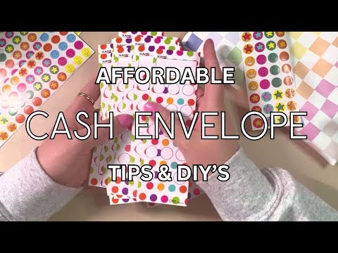 Dollar Store Cash Envelope System Tips & DIYs  Budget Friendly  DIY Saving challenges 99 cents store