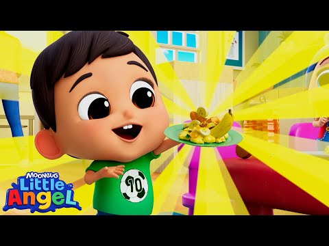 My Favourite Fruit! 🍌 | Little Angel And Friends Kid Songs