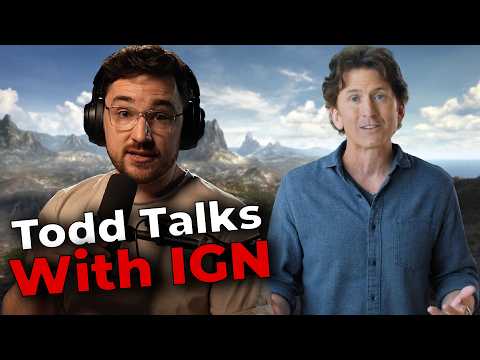 Todd Howard Talks Starfield Update And Elder Scrolls 6 Progress From IGN   Luke Reacts