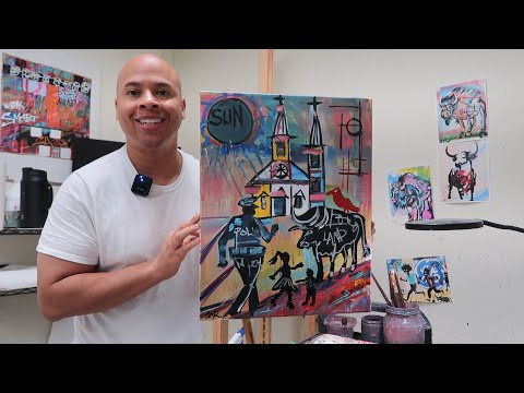 How To Paint $1000 Power and Faith Painting - Sell Art on eBay