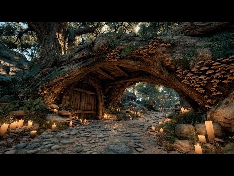 Candlelit Paths of the Forest | Medieval Fantasy Music & Animated Ambience