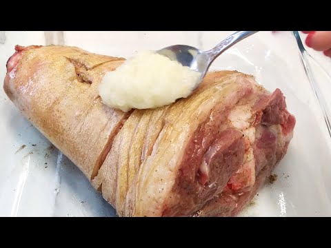 Just put the pork knuckle in the oven A simple and inexpensive pork knuckle recipe!