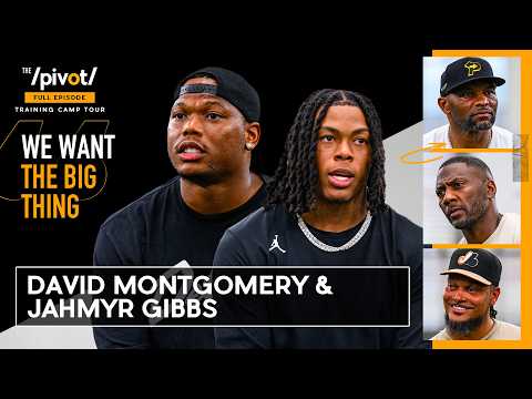 Detroit's Duo David Montgomery & Jahmyr Gibbs on new offense, Jared Goff & winning it all| The Pivot