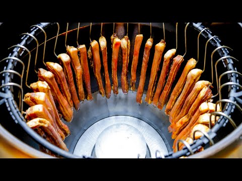 Mouth Watering Delicious ! Roast Pork Skin Makingローストポーク皮作り - Hong Kong Food