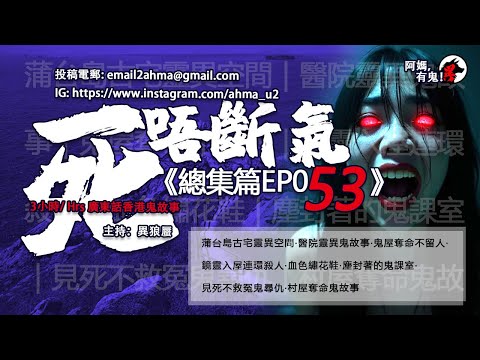 3小時/Hrs廣東話粵語鬼故 死唔斷氣EP53【瞓覺有鬼系列】阿媽，有鬼! EP317~319，WS06~10蒲台島靈異空間｜醫院鬼故事｜鬼屋奪命｜鏡靈殺人｜血色繡花鞋｜塵封課室｜見死不救｜村屋鬼故事
