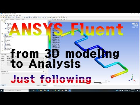 ANSYS Fluent Tutotial : Conjugate heat transfer in a heat pipe (from 3D modeling to analysis)