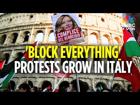 Rome News: Italians Take To The Streets for Gaza Flotilla General Strike | Global Flotilla | N18G
