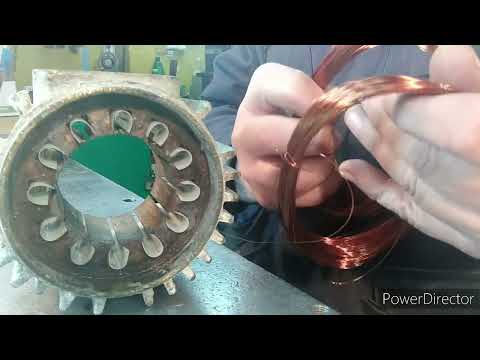 моменты намотки и укладки катушек