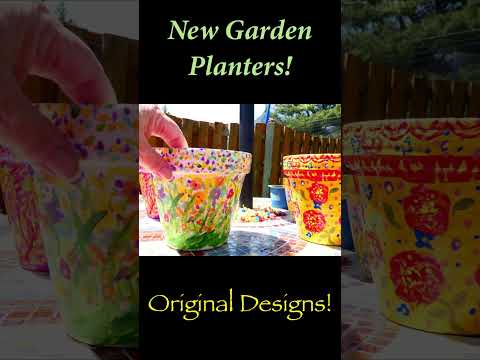 New Garden Art Planters!