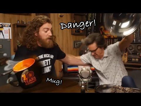 Rhett & Link knocking things over for 6 mins straight