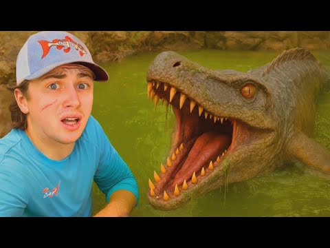 Я нашёл «динозавров» в заброшенном пруду!