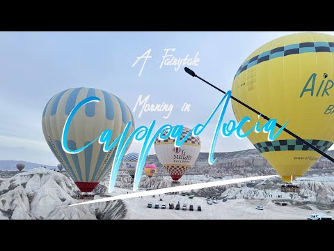 Cappadocia Turkey 🇹🇷 Travel vlog Hot Air Balloon ride in [4K]