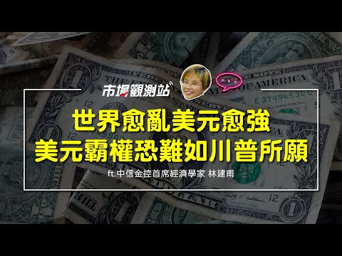 世界愈亂 美元愈強？美元霸權恐難如「川」意｜主持人陳碧芬 feat.中信金控首席經濟學家 林建甫【#市場觀測站Podcast EP109】CC字幕@cteevideo