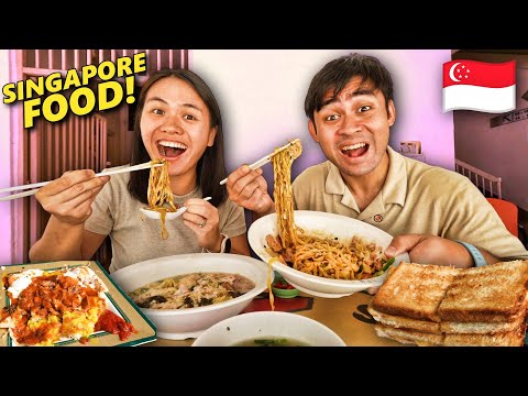 BEST Food of Singapore🇸🇬 3 Must Try Breakfast Spots in Singapore!