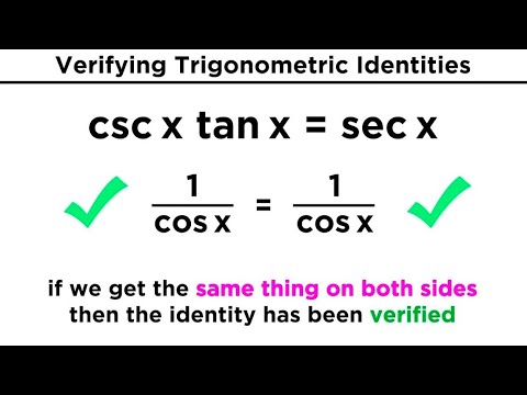 Verifying Trigonometric Identities