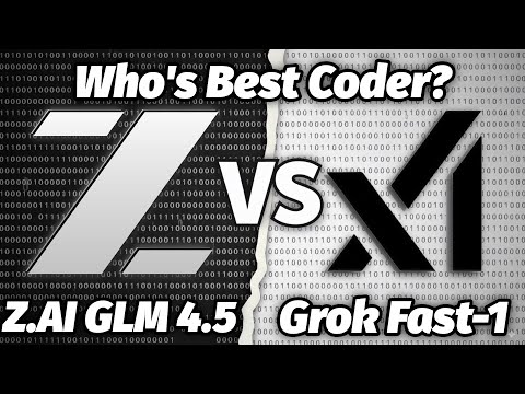 Grok Fast-1 vs Z.AI GLM 4.5 | Who's Best Coder?