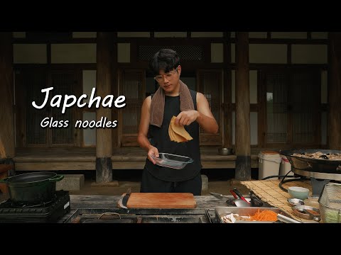 Japchae, What does glass have to do with noodles? 🧐