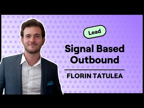How to Use Intent-Based Selling for Huge Sales Development Success (Florin Tatulea, Common Room)