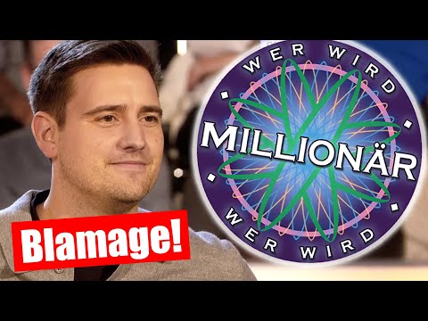 Wer wird Millionär: TOTALE BLAMAGE!
