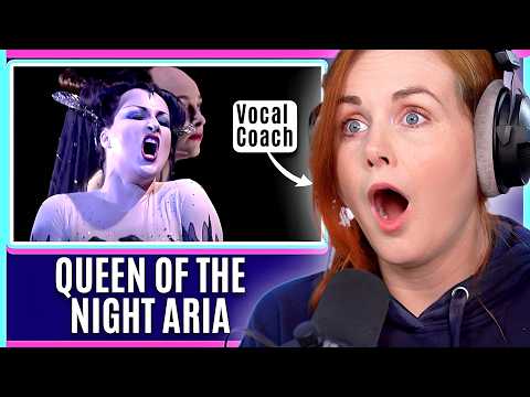The Hardest Aria on Earth? 😨 | Vocal Coach Analysis ‘Queen of the Night’ Diana Damrau Reaction