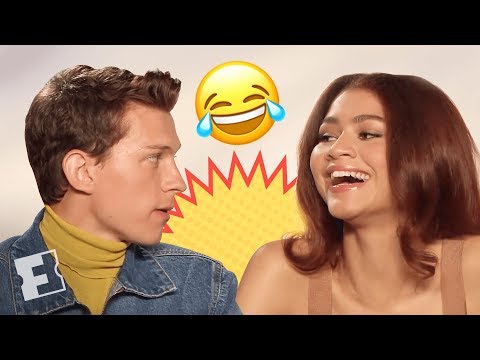 Tom Holland & Zendaya's Date Scenes Were Difficult to Shoot | 'Spider-Man: Far From Home' Interview