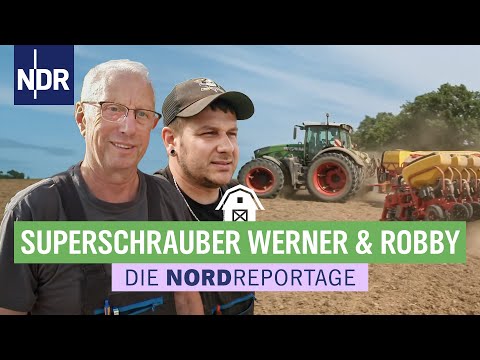 Werner und Robby - die Superschrauber | Trecker, Typen, Erntezeit 3 | Die Nordreportage