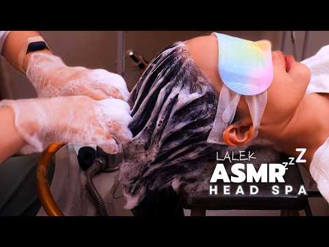 Ultimate Migraine Relief: Chinese Head Massage & Hair Wash (ASMR Real Spa Sounds)